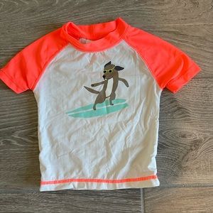Carter 6-9month rash guard swim shirt